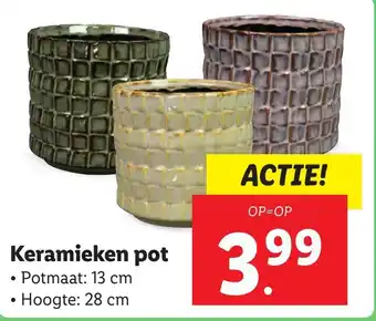 Lidl Keramieken pot aanbieding