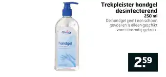 Trekpleister Handgel desinfecterend 250 ml aanbieding