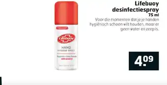 Trekpleister Lifebouy desinfectiespray 75 ml aanbieding