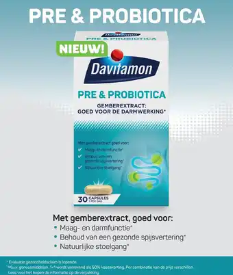 Trekpleister Davitamon Pre & probiotica aanbieding