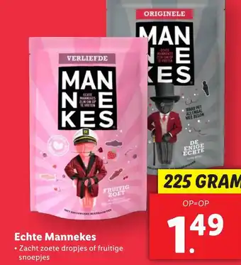 Lidl Echte Mannekes aanbieding