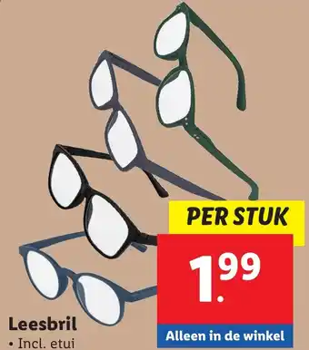 Lidl Leesbril aanbieding