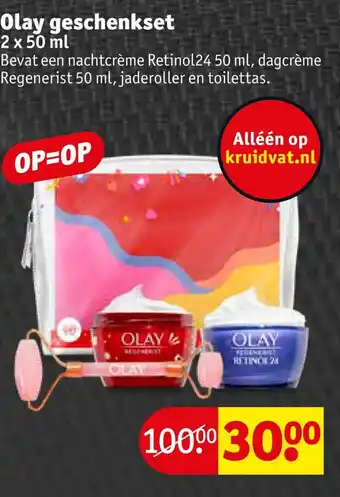 Kruidvat Olay geschenkset aanbieding