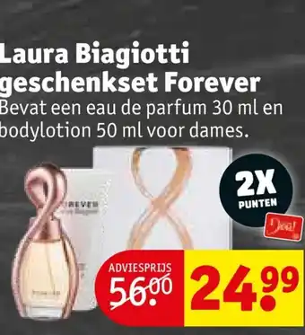 Kruidvat Laura Biagiotti geschenkset Forever aanbieding