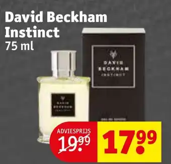 Kruidvat David Beckham Instinct 75ml aanbieding