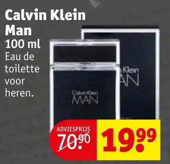 Kruidvat Calvin Klein Man 100ml aanbieding