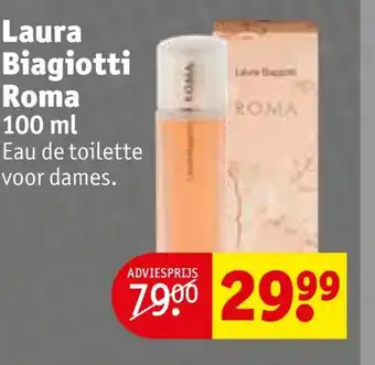 Kruidvat Laura Biagiotti Roma 100ml aanbieding