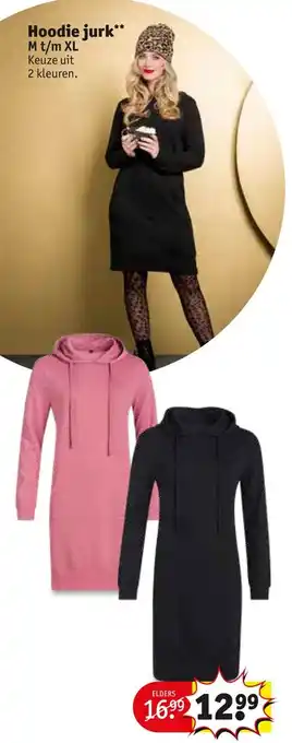 Kruidvat Hoodie jurk aanbieding