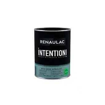 Praxis Renaulac muur- en plafondverf Intention Just Relaxed extra mat 1L aanbieding