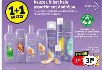 Kruidvat Keuze uit het hele assortiment Andrelon aanbieding