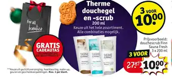 Kruidvat Therme douchegel en -scrub aanbieding