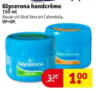 Kruidvat Glycerona handcreme aanbieding