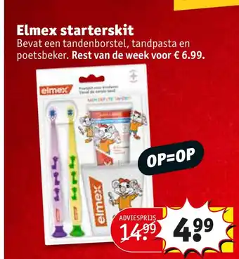 Kruidvat Elmex starterskit aanbieding