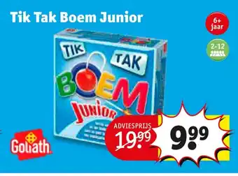 Kruidvat Tik Tak Boem Junior aanbieding