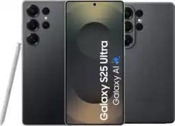 Coolblue Samsung Galaxy S25 Ultra 1TB Zwart 5G + Samsung Kindsuit Back Cover Zwart aanbieding