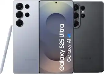 Coolblue Samsung Galaxy S25 Ultra 512GB Zilver 5G + Samsung Kindsuit Back Cover Zwart aanbieding
