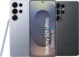 Coolblue Samsung Galaxy S25 Ultra 256GB Zilver 5G + Samsung Kindsuit Back Cover Zwart aanbieding