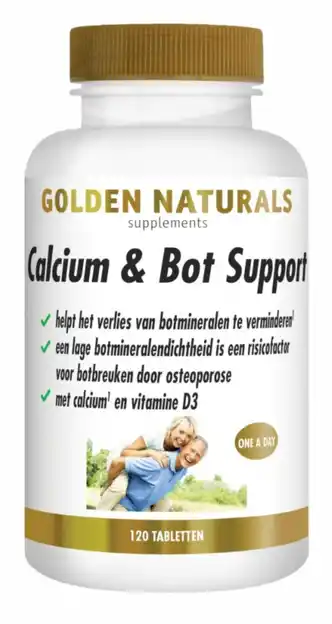 De Online Drogist Golden Naturals Calcium & Bot Tabletten aanbieding