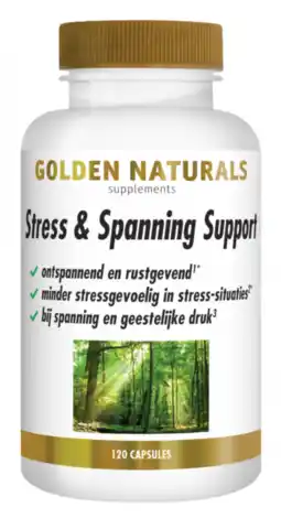 De Online Drogist Golden Naturals Stress & Spanning Capsules aanbieding