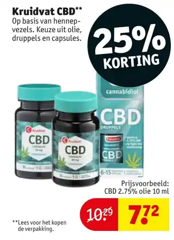 Kruidvat Kruidvat CBD aanbieding