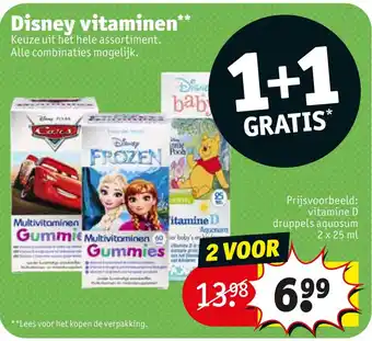 Kruidvat Disney vitaminen aanbieding