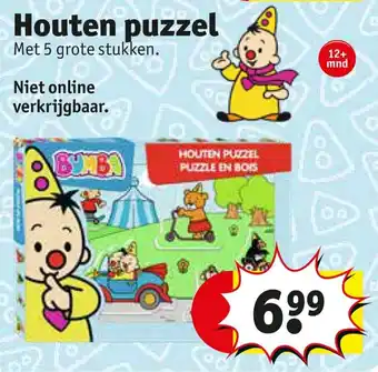 Kruidvat Houten puzzel aanbieding