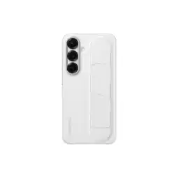 MediaMarkt Samsung Standing Grip Telefoonhoesje Voor Samsung Galaxy S25 Wit aanbieding