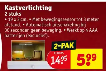 Kruidvat Kasverlichting 19x3 cm aanbieding