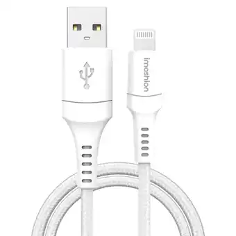 ANWB Imoshion Lightning naar USB kabel 1 meter Wit aanbieding