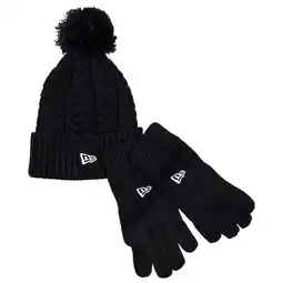 Foot Locker New Era Kids Beanie Set Unisex Winter mutzen - Zwart - Maat: One Size - Wol - Foot Locker aanbieding