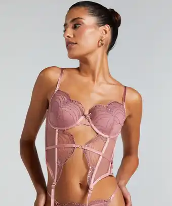 Hunkemoller Hunkemöller Bustier Ruby Roze aanbieding