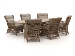 Kees Smit Intenso Milano/ROUGH-Y Ellips 240cm lounge-dining tuinset 7-delig aanbieding