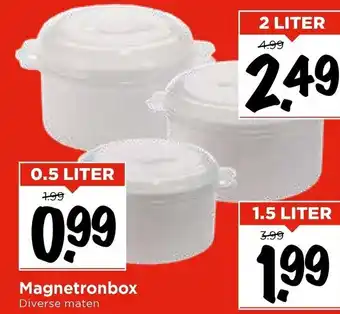 Vomar Voordeelmarkt Magnetronbox aanbieding