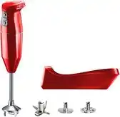 Bol.com Bamix Cordless Plus - Staafmixer - Rood - 34 cm aanbieding