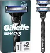 Bol.com Gillette Mach3 - Scheersysteem en 2 Scheermesjes aanbieding