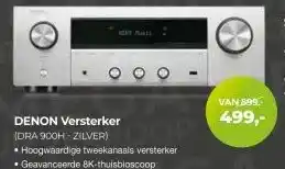 EP Beerepoot DENON Versterker (DRA 900H-ZILVER) aanbieding