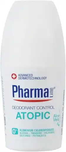 Amazon PHARMALINE Deodorant atopische rol op 50 ml aanbieding