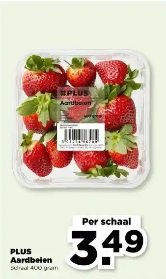 PLUS PLUS Aardbeien aanbieding