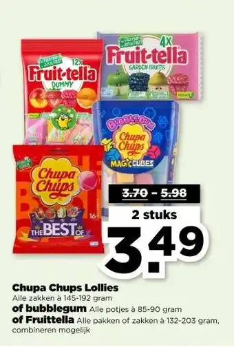 PLUS Chupa Chups Lollies aanbieding