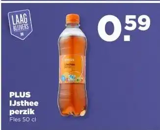 PLUS PLUS IJsthee perzik aanbieding