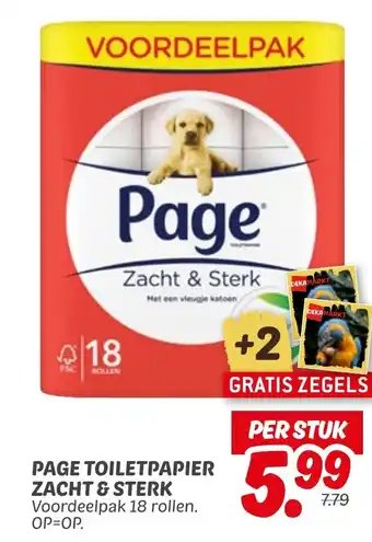 Dekamarkt Page toiletpapier zacht & sterk aanbieding