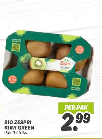 Dekamarkt Bio zespri kiwi green aanbieding