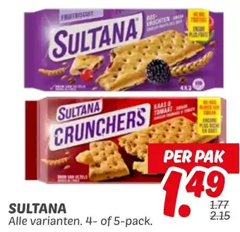 Dekamarkt Sultana aanbieding