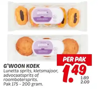 Dekamarkt G'woon koek aanbieding