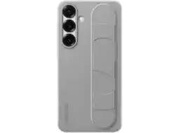 MediaMarkt Samsung Standing Grip Telefoonhoesje Voor Samsung Galaxy S25 Plus Grijs aanbieding