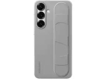 MediaMarkt Samsung Standing Grip Telefoonhoesje Voor Samsung Galaxy S25 Plus Grijs aanbieding