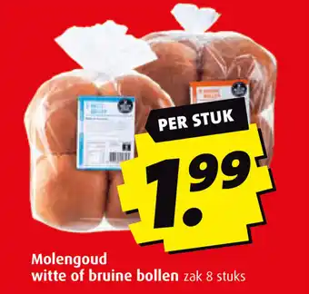 Boni Molengoud witte of bruine bollen aanbieding