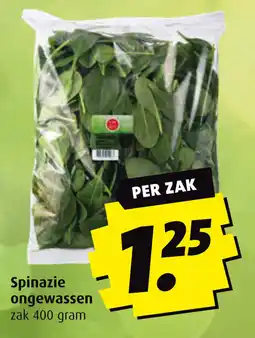 Boni Spinazie ongewassen aanbieding