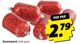 Boni Ossenworst aanbieding