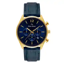 Douglas Mats Meier Herenhorloge Mats Meier Grand Cornier blauw - stainless steel aanbieding